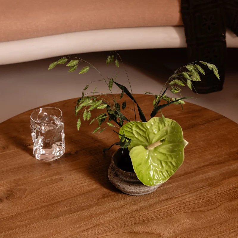 Coffeetable Round ø65cm, braun