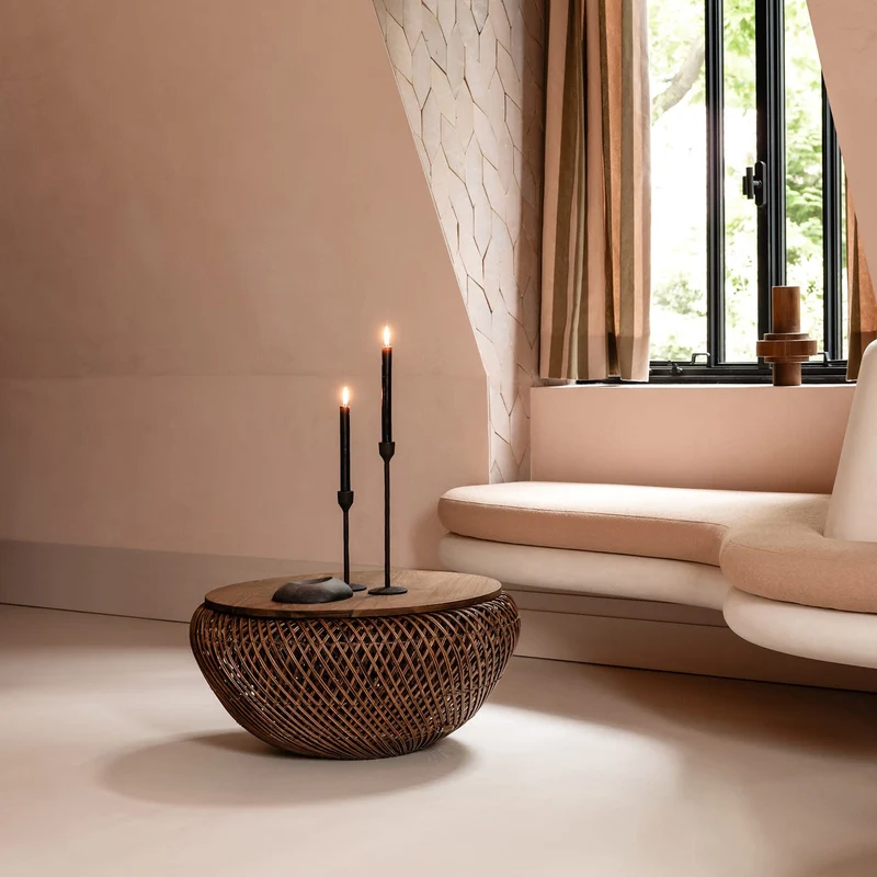 Coffeetable Round ø65cm, braun
