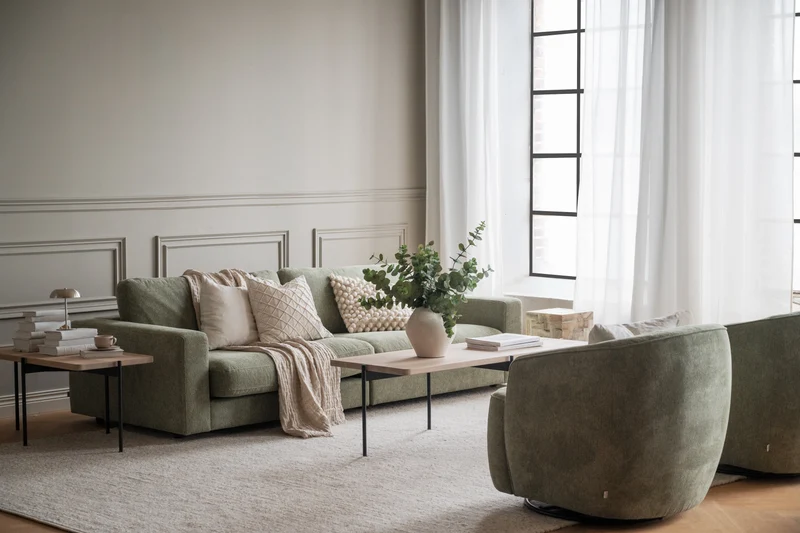Chaiselongue Ecke links, grün