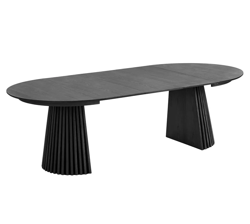 Esstisch Matala ausziehbar, schwarz