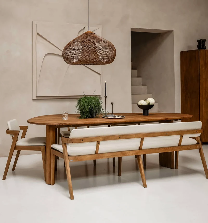 Esszimmer Sitzbank Nomad, creme