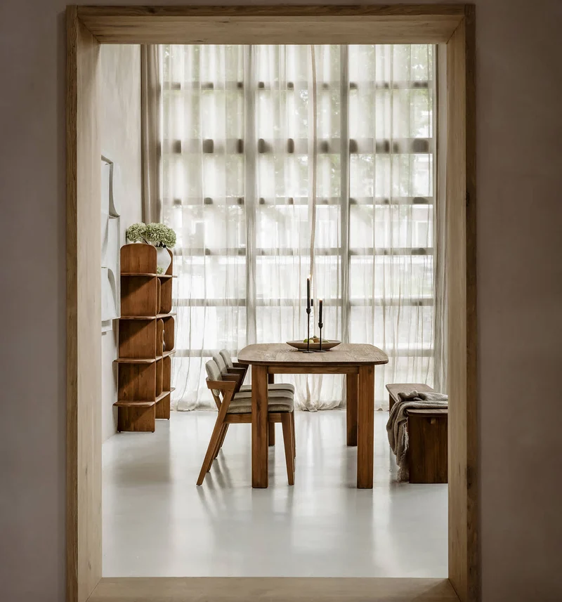 Massivholztisch Teak Thea