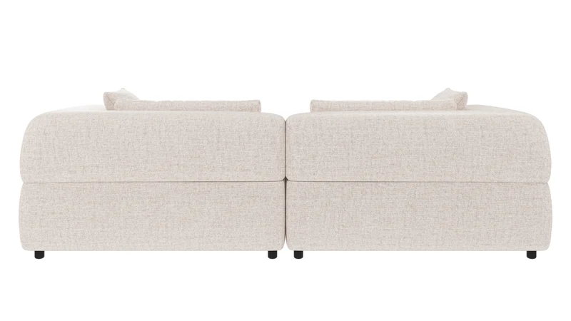Lounge Sofa Nero 3-Sitzer, hell-beige