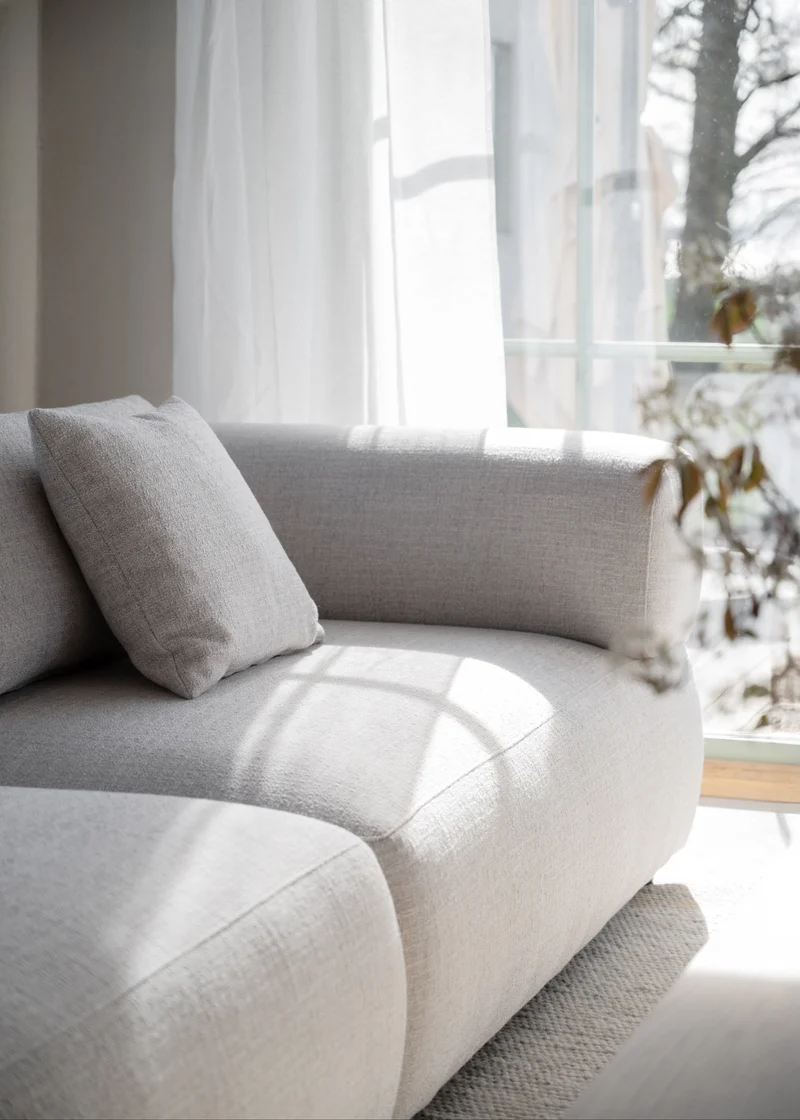 Lounge Sofa Nero 3-Sitzer, hell-beige
