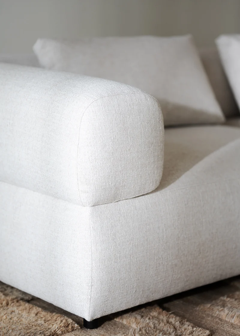 Lounge Sofa Nero 3-Sitzer, hell-beige