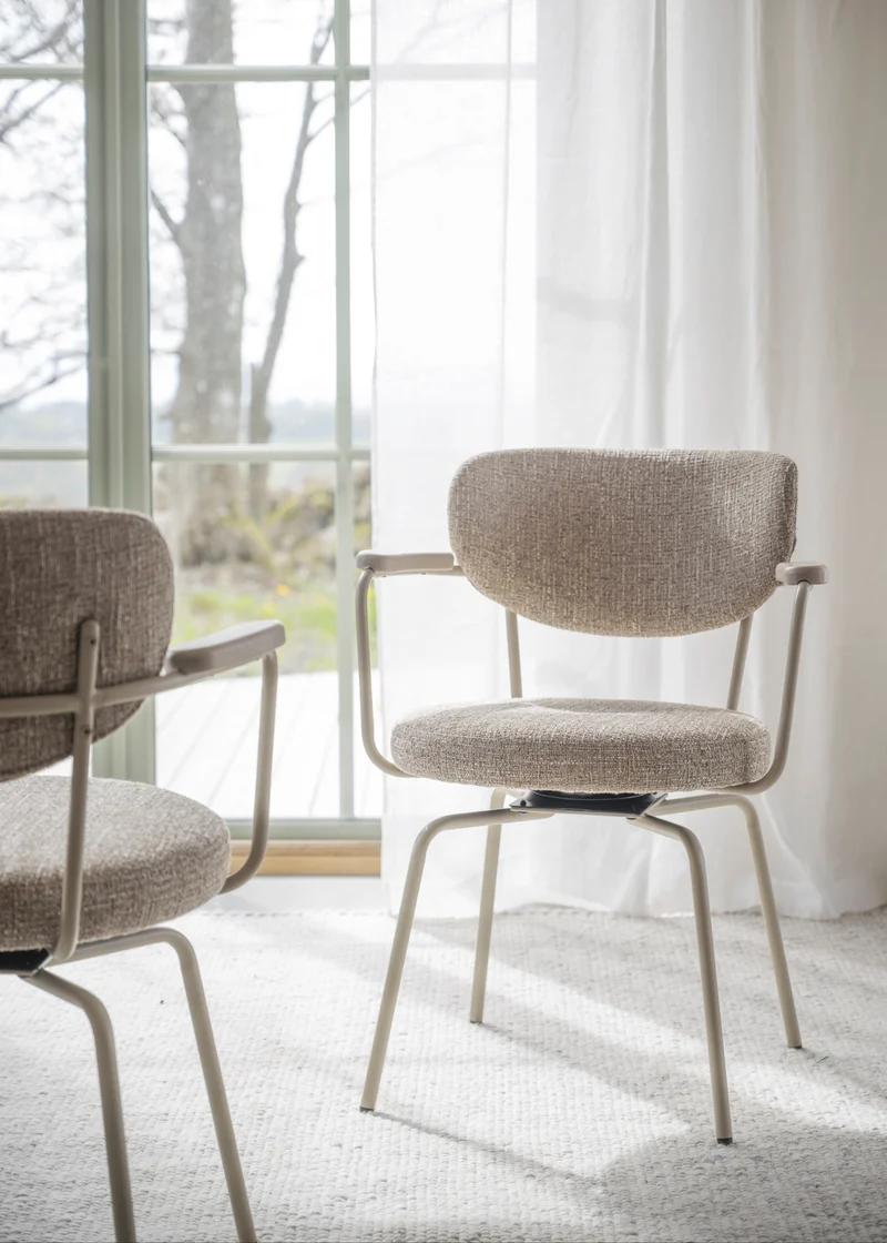 Drehstuhl Merrick, beige