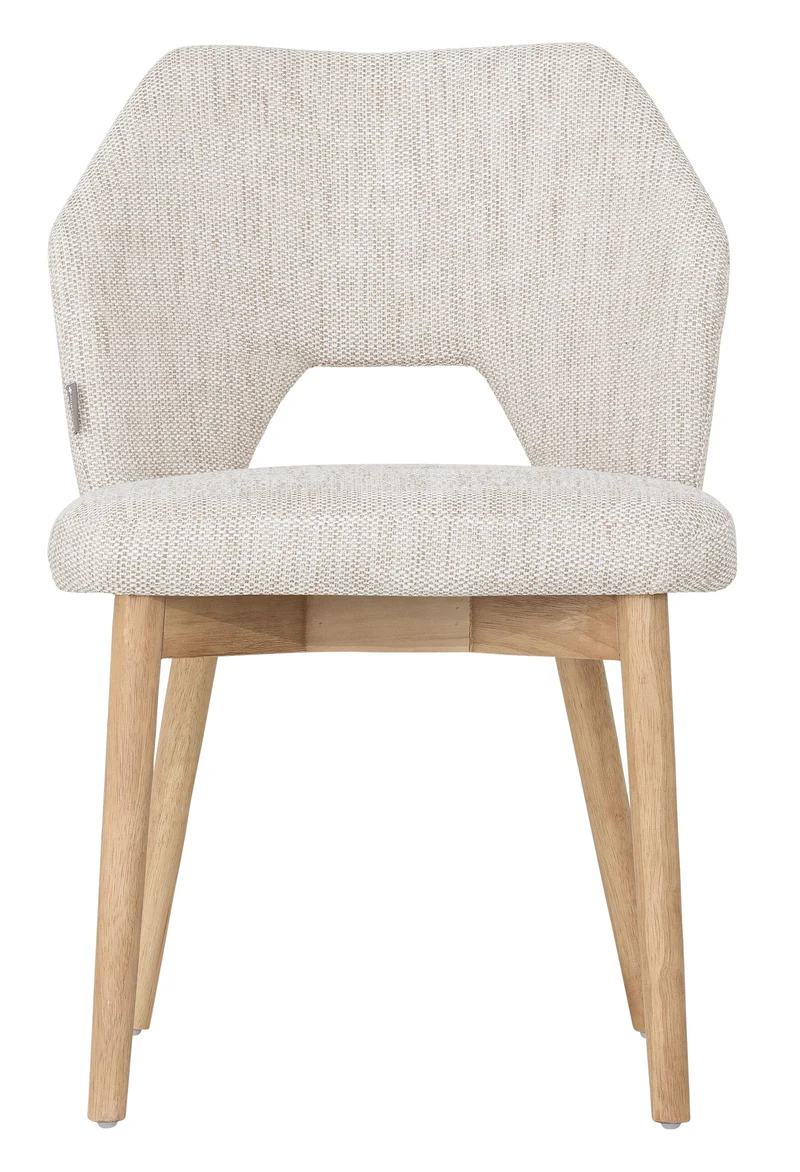 Polsterstuhl Fara beige, Eiche