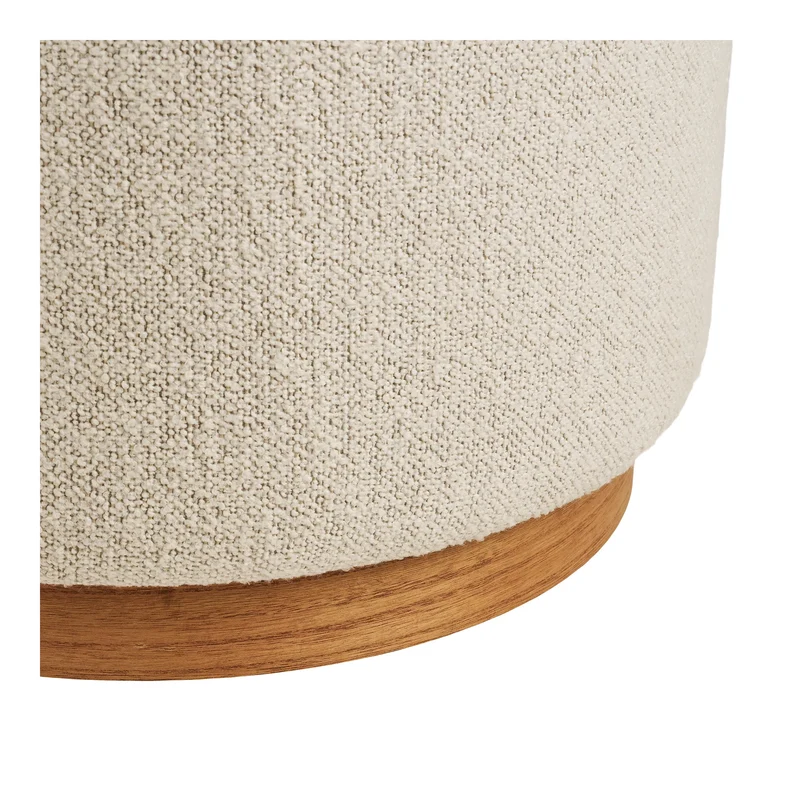 Hocker Delia, Boucle sandfarben