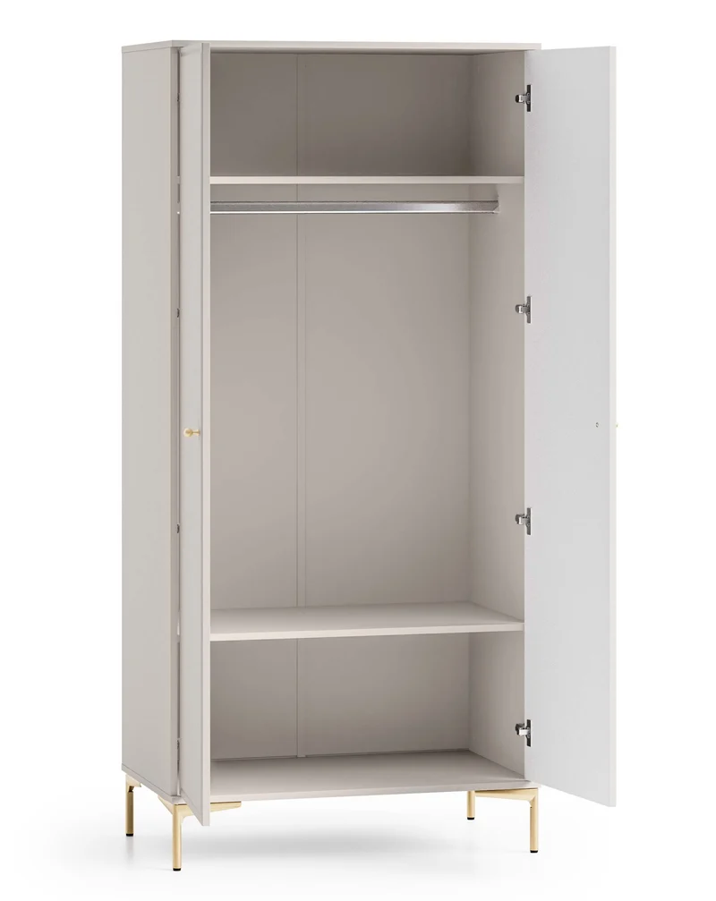 Zweiflügeliger Schrank Sandro 89 cm Kaschmir