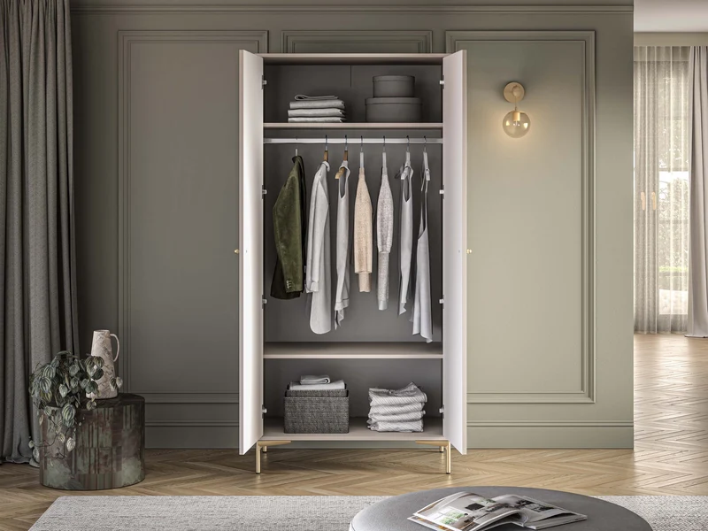 Zweiflügeliger Schrank Sandro 89 cm Kaschmir