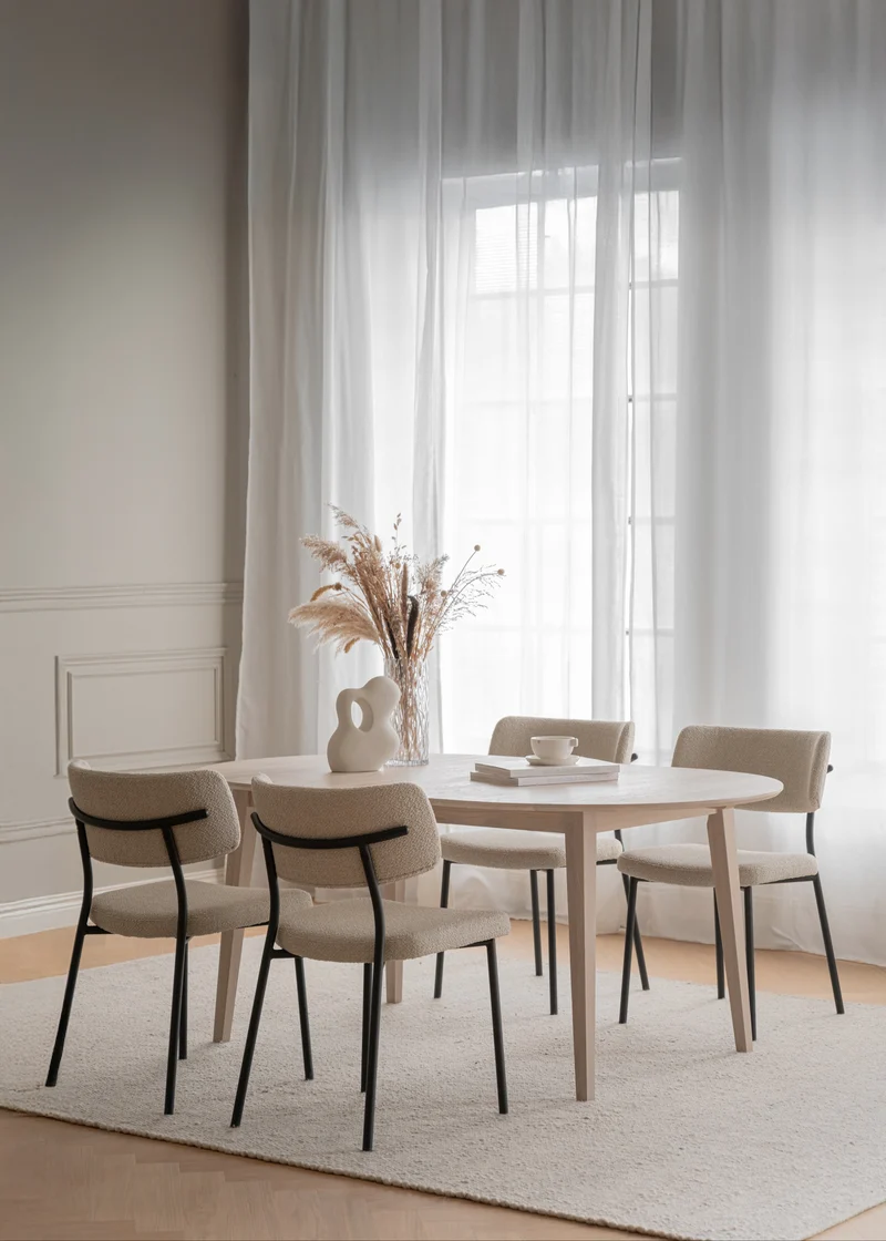 Polsterstuhl Hera, beige
