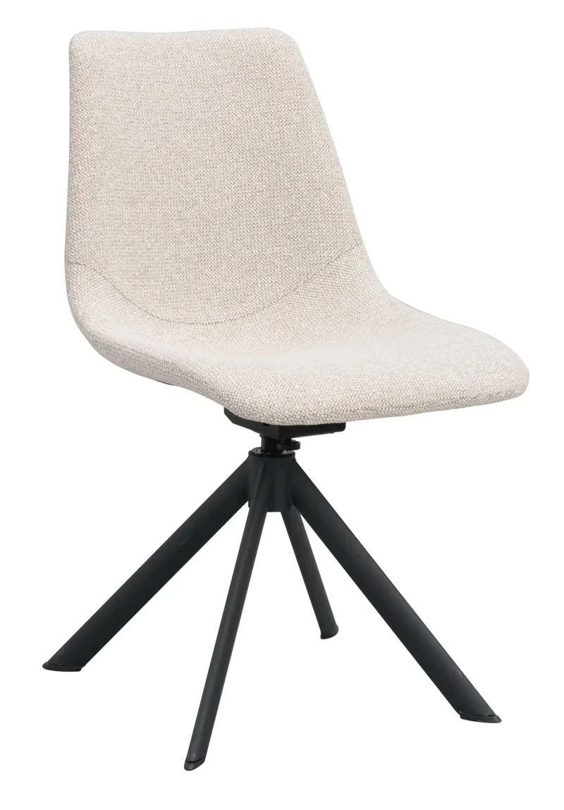 Drehstuhl Dunmore, hellbeige