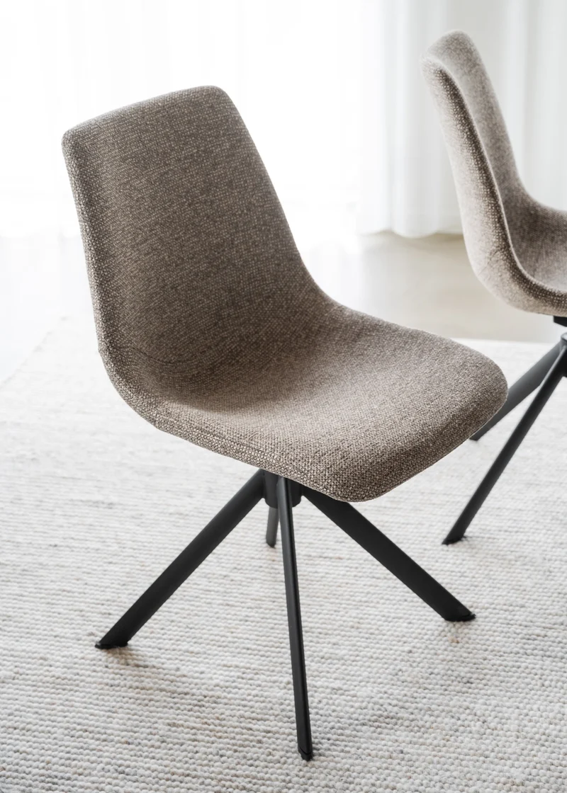 Drehstuhl Dunmore, dunkelbeige