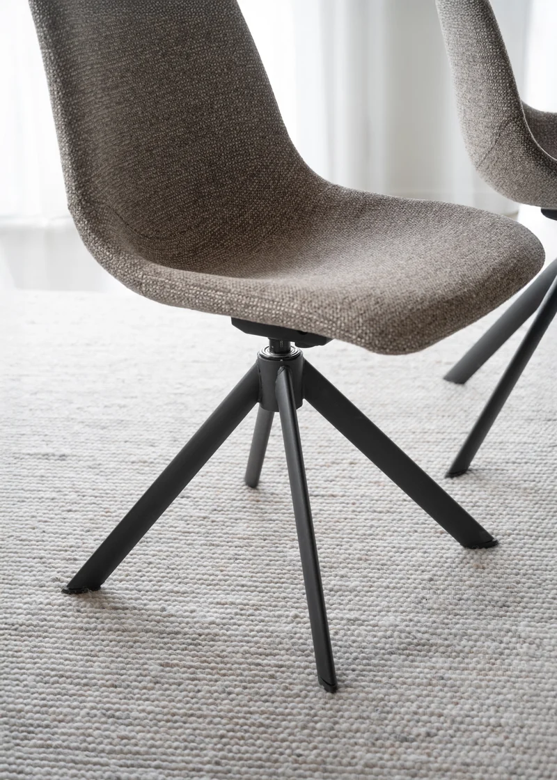 Drehstuhl Dunmore, dunkelbeige