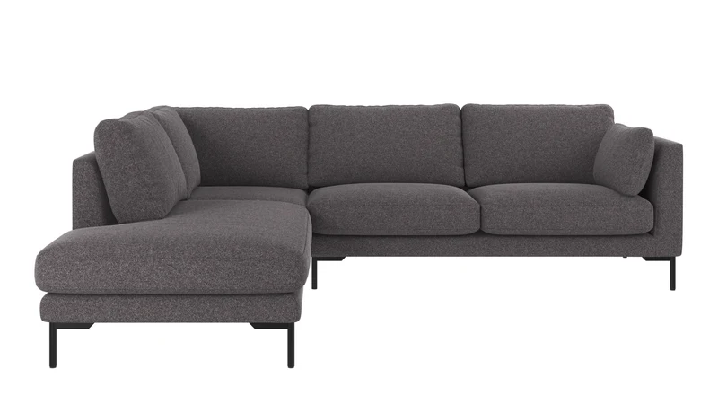 Ecksofa Corwin 5-Sitzer, anthrazit