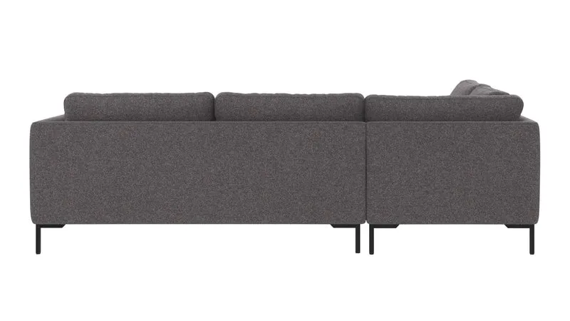 Ecksofa Corwin 5-Sitzer, anthrazit