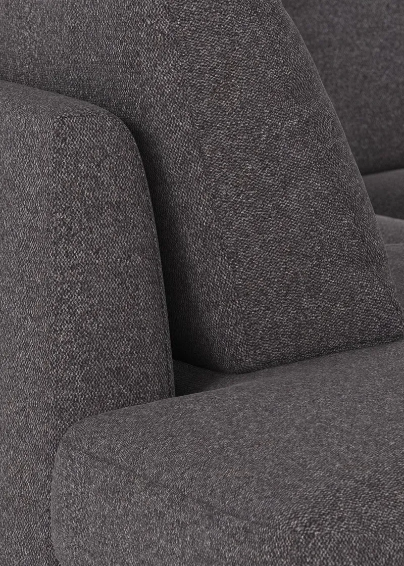 Ecksofa Corwin 5-Sitzer, anthrazit