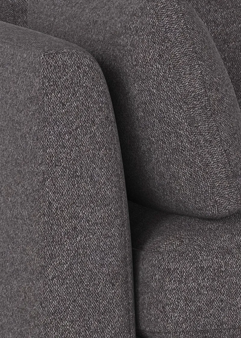 Ecksofa Corwin 3-Sitzer, anthrazit