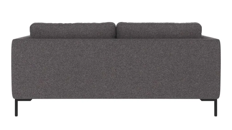 Lounge Sofa Corwin 2,5-Sitzer, anthrazit