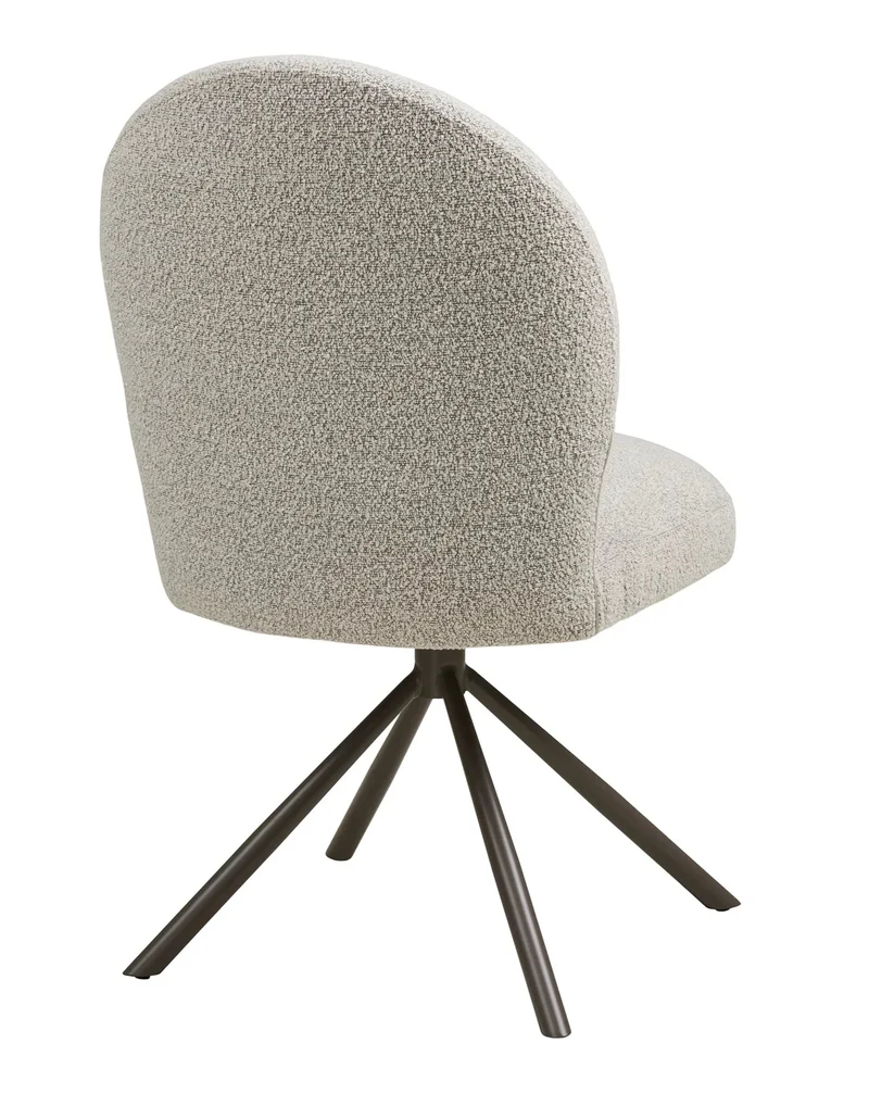 Polsterstuhl Boucle, sandfarben