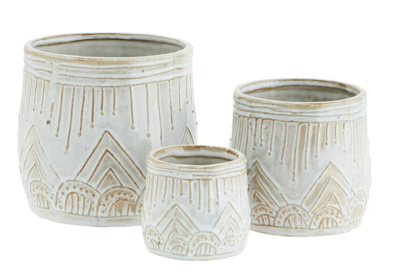 Keramik Flowerpot, natur