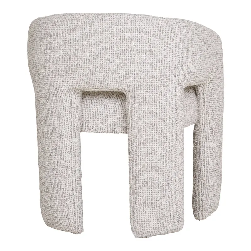 Polsterstuhl, grau-beige
