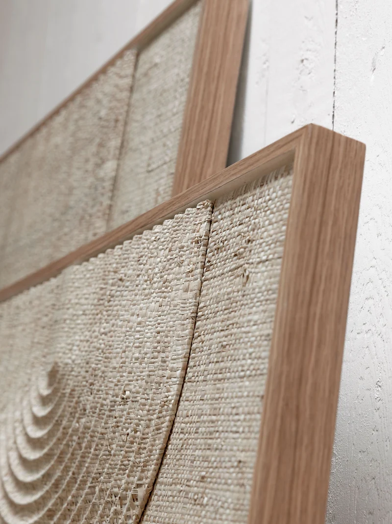 Leinwandbild Jute, 100x75cm