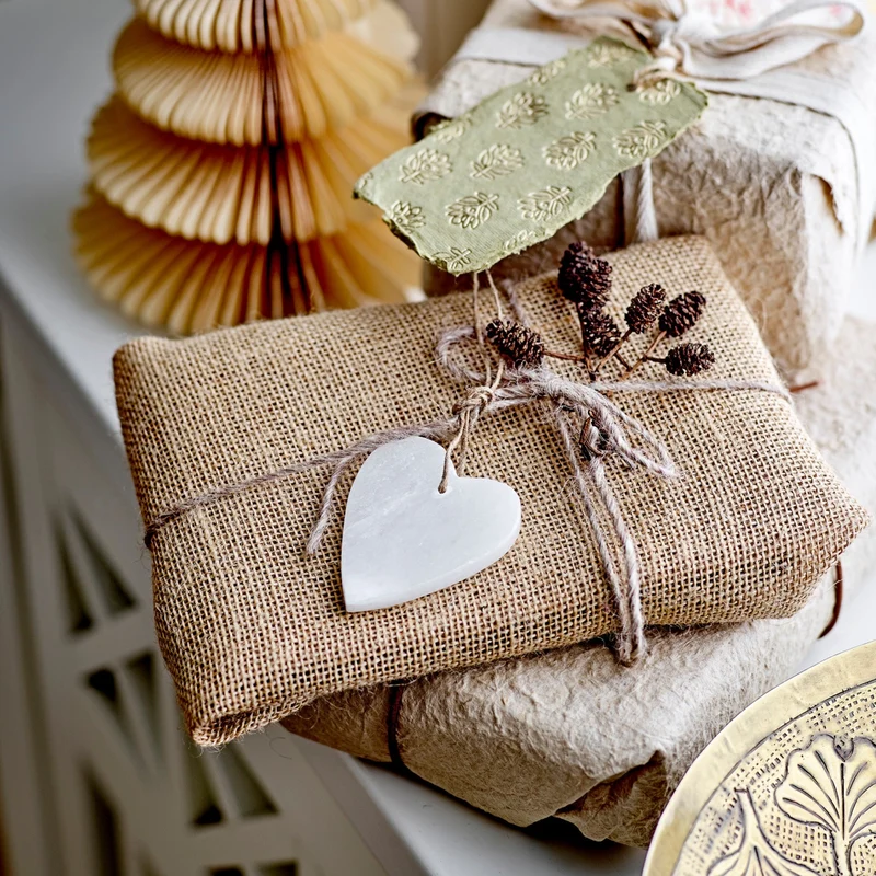 3er Set Baumschmuck, weiß