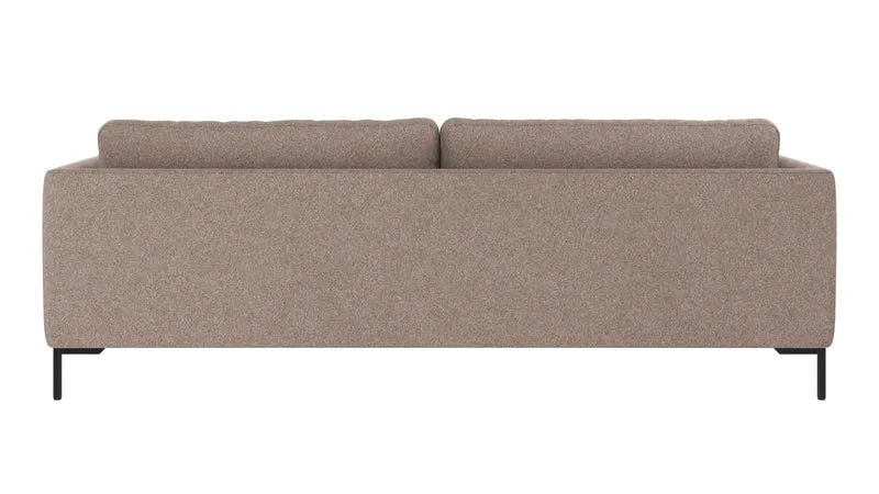 Lounge Sofa Corwin 3-Sitzer, braun