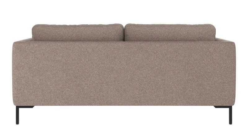 Lounge Sofa Corwin 2,5-Sitzer, braun