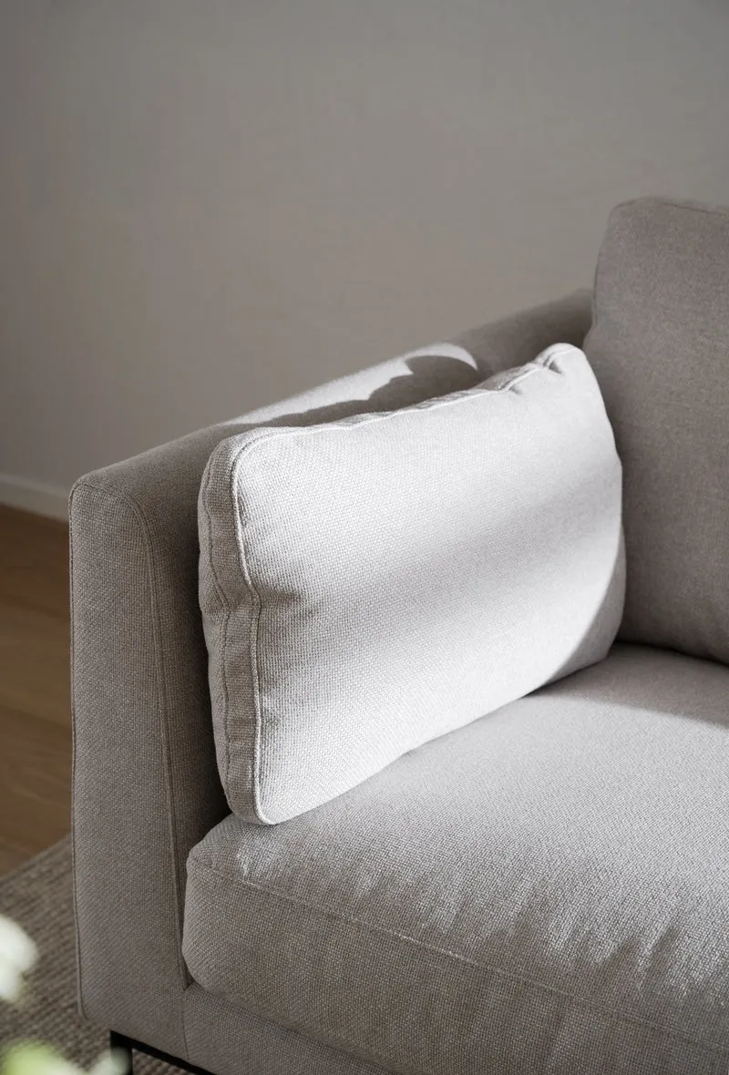 Lounge Sofa Corwin 2,5-Sitzer, hell-beige