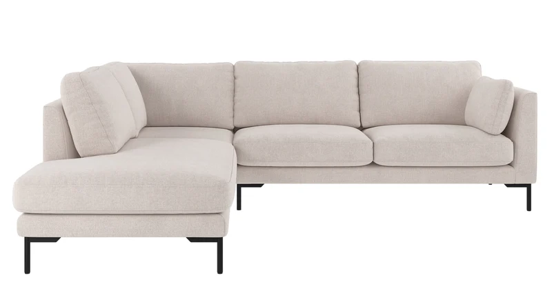 Ecksofa Corwin 5-Sitzer, hell-beige