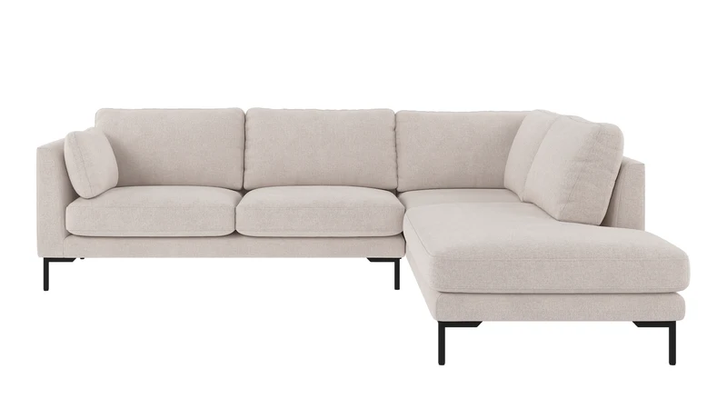 Ecksofa Corwin 5-Sitzer, hell-beige