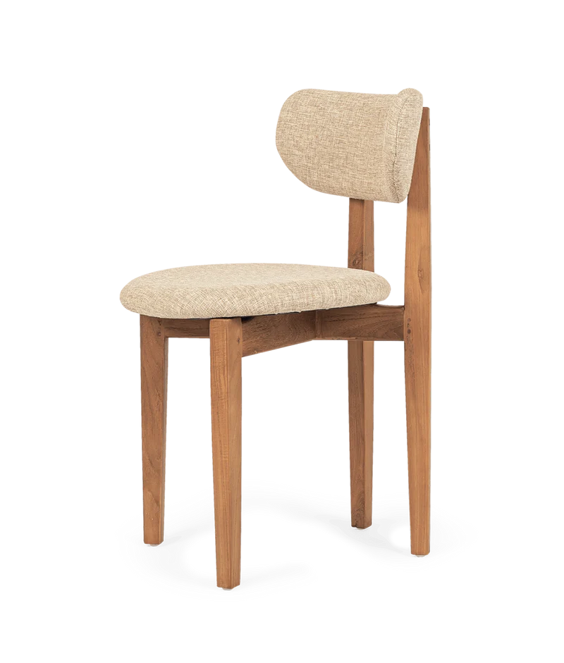Esszimmerstuhl Mila, grau-beige