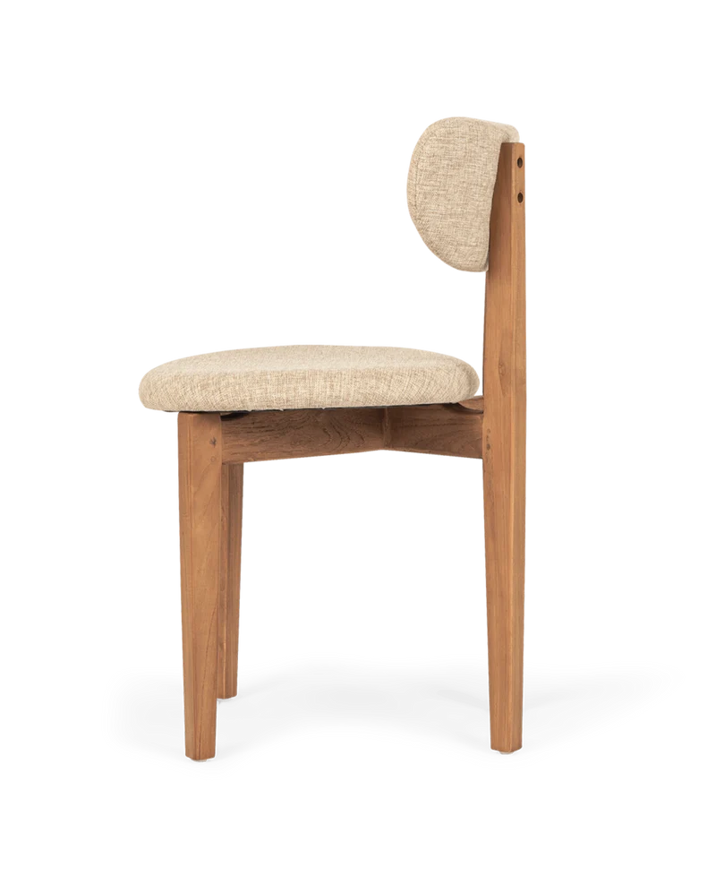 Esszimmerstuhl Mila, grau-beige