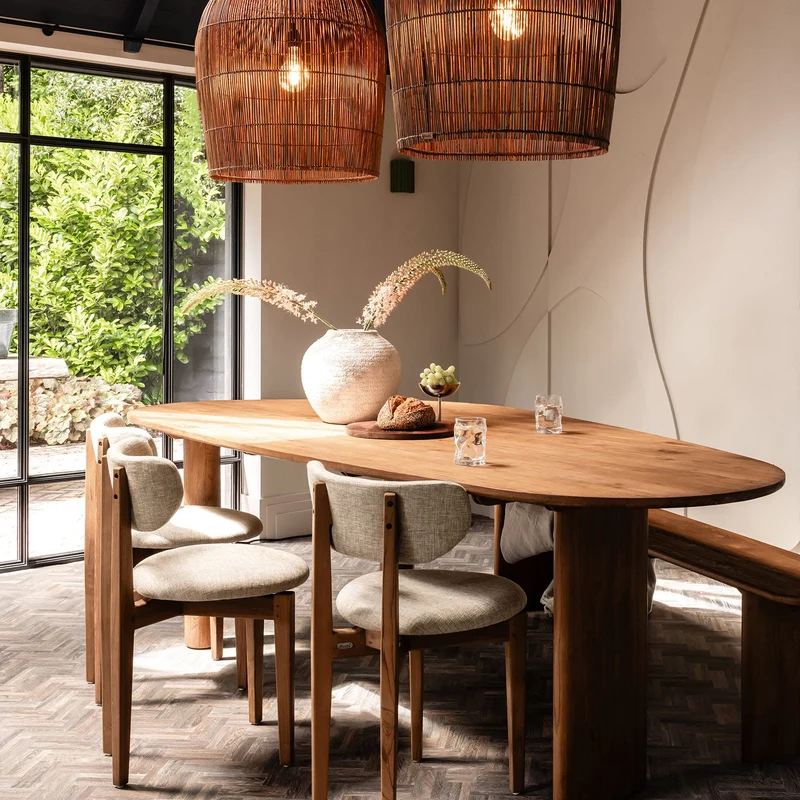 Esszimmerstuhl Mila, grau-beige