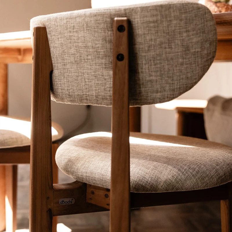 Esszimmerstuhl Mila, grau-beige