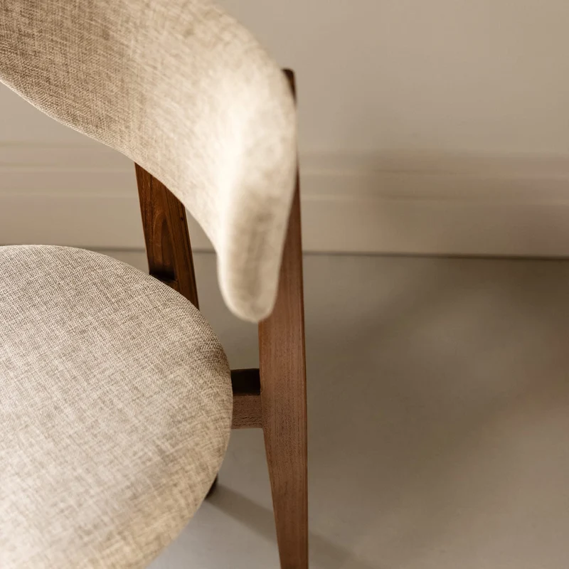 Esszimmerstuhl Mila, grau-beige