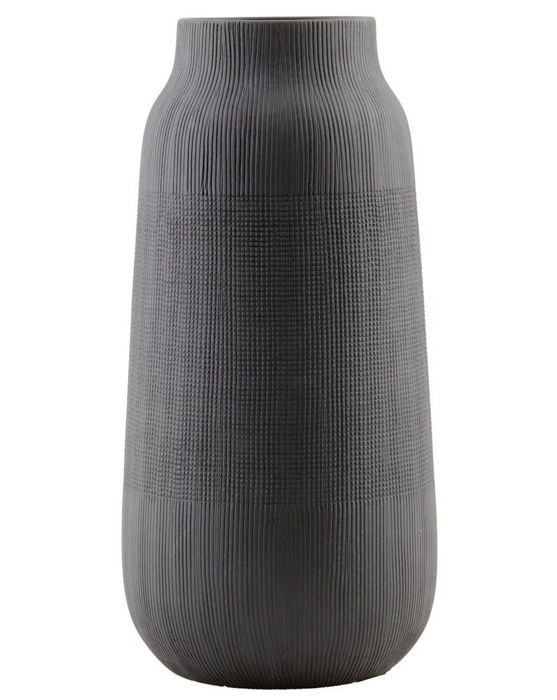 Keramikvase Talia H35cm, schwarz