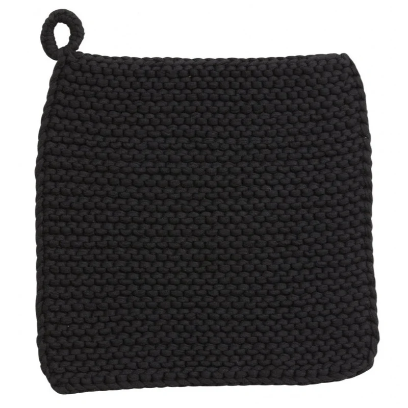 Topflappen Mira, schwarz