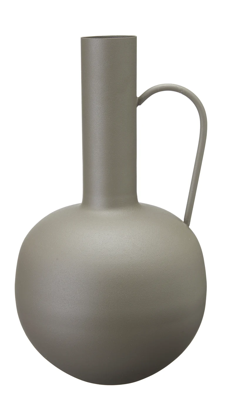 Metallvase Amrita H40cm, olive