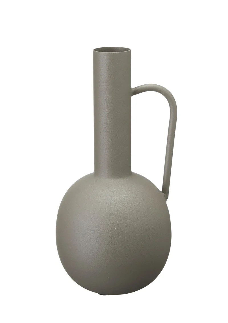 Metallvase Amrita H30cm, olive
