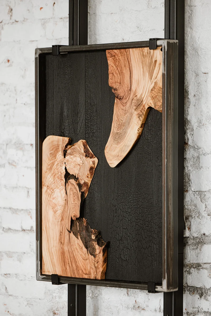 Wandbild CC04, Olivenholz