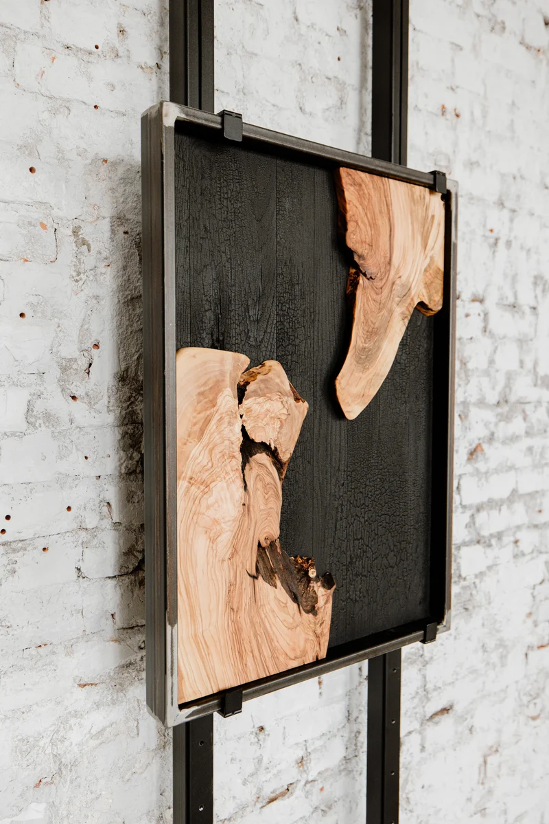 Wandbild CC04, Olivenholz