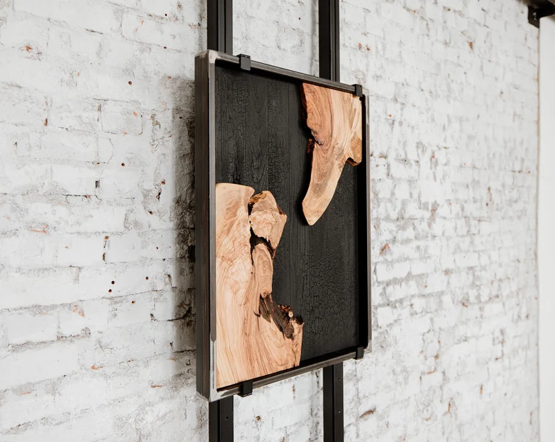 Wandbild CC04, Olivenholz