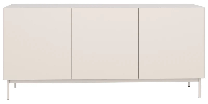 Hohes dreitüriges Olio TV-Sideboard 160 cm Kaschmir
