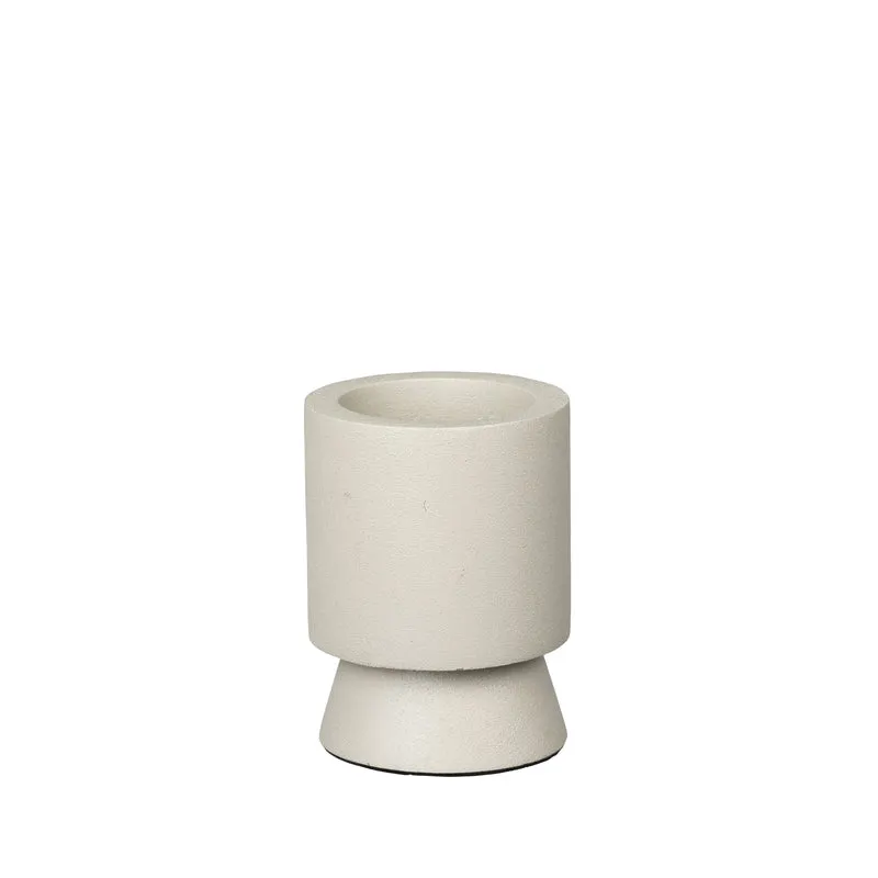 Teelichthalter "Anker", beige