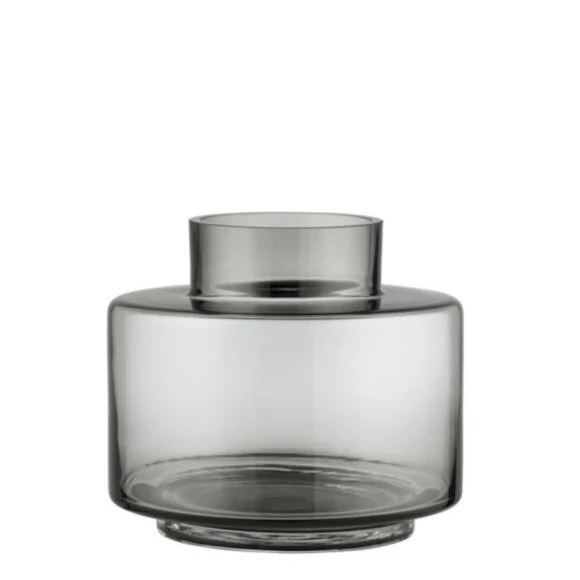 Glasvase Hedria, grau