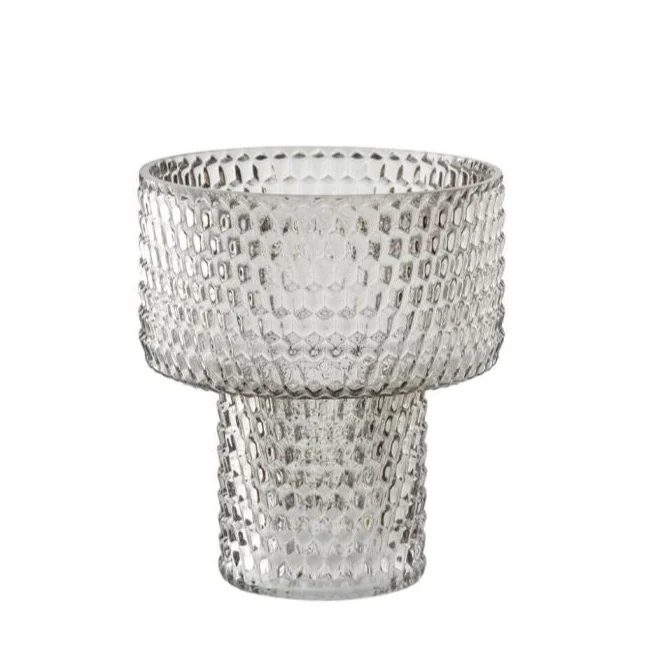 Glasvase Silma, beige