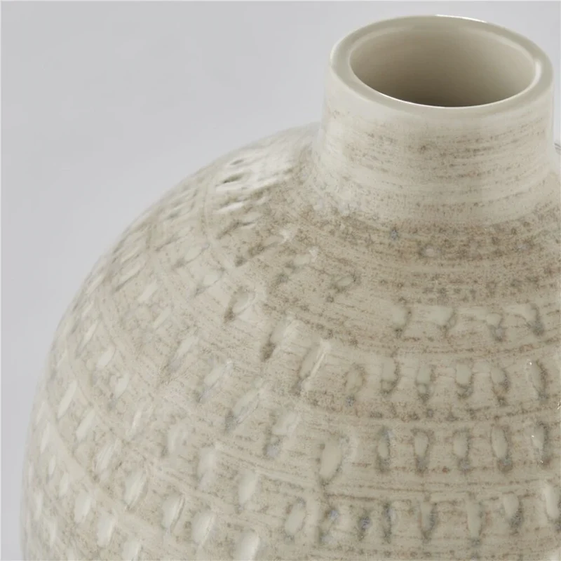 Keramikvase Cassandra H35cm, grau